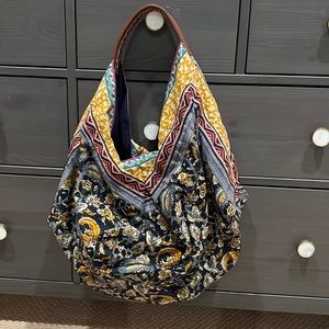 Free People Blue Poppy Crescent Bag